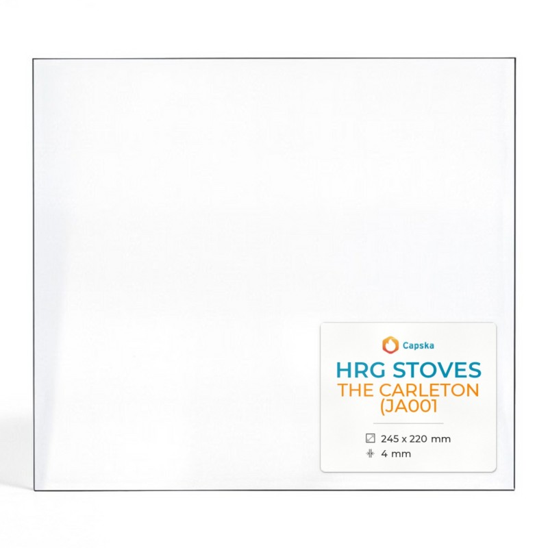 HRG Stoves The Carleton JA001 Glass Panel - Rectangular Shape