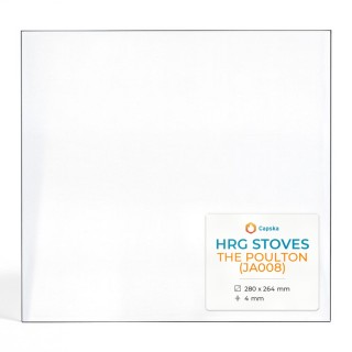 HRG Stoves THE POULTON Glass Panel - Rectangular Shape