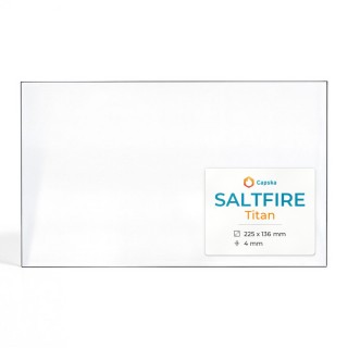 Vitre Saltfire Titan - Verre Rectangle pour poêle à bois