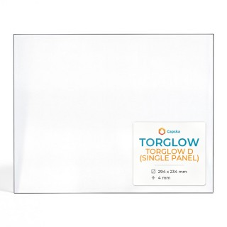 Torglow TORGLOW D (SINGLE PANEL) Glas - Rechteck Kaminglas für Kaminofen
