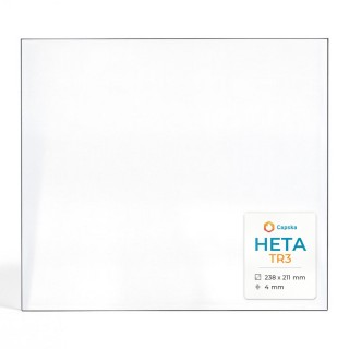 Vitre Heta TR3 - Verre Rectangle pour poêle à bois