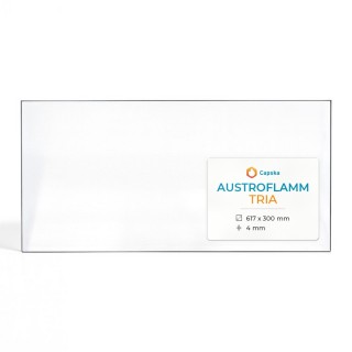 Austroflamm TRIA Glass Panel - Rectangular for Wood Burning Stove