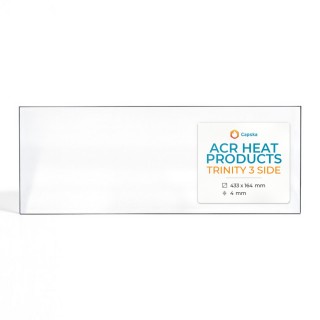 Kaminglas für ACR Heat Products TRINITY 3 SIDE - Rechteckig