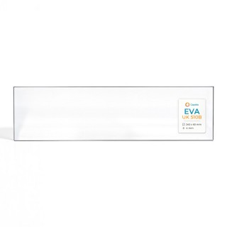 Eva UK 510B Glas für Kaminofen - Rechteckiges Kaminglas