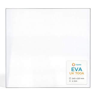 Vetro Eva UK 700A - Vetro Rettangolo per stufa a legna