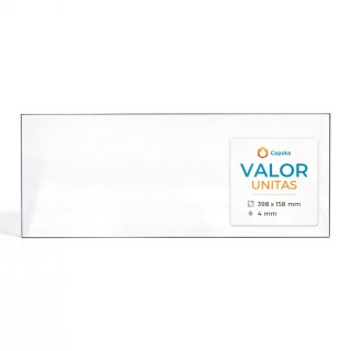 Valor UNITAS Glas - Rechteck Kaminglas für Kaminofen
