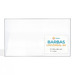 Barbas UNIVERSAL 60 Glas - Rechteck Kaminglas für Kaminofen