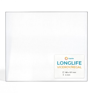 Longlife VICEROY/REGAL Glas - Rechteck Kaminglas für Kaminofen