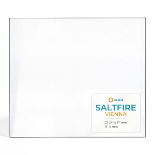 Vitre Saltfire VIENNA - Verre Rectangle pour poêle à bois