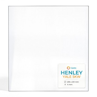 Henley YALE 5KW Glass - Rectangular Panel for Wood Burning Stove