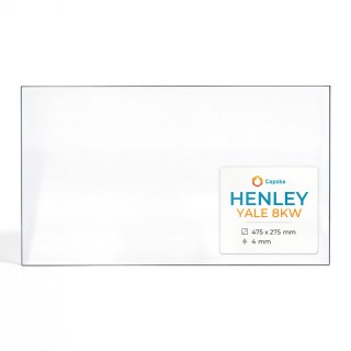 Henley YALE 8KW Glass - Rectangular Panel for Wood Burning Stove