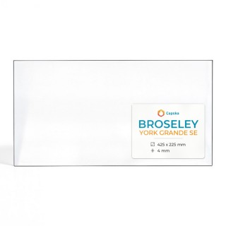 Broseley YORK GRANDE SE Glas - Rechteck Kaminglas für Kaminofen