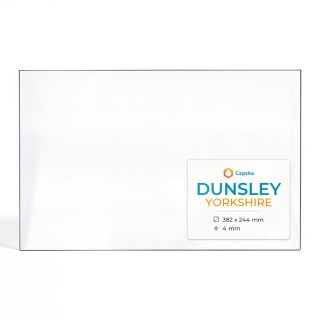 Vetro Dunsley YORKSHIRE per stufa a legna - Vetro rettangolare resistente