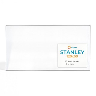 Stanley 128X68 Glass - Rectangular Panel for Wood Burning Stove