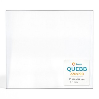 Quebb 220x198 Glass Panel for Wood Burning Stove