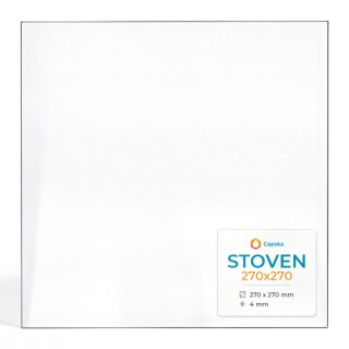 Vetro Stoven 270X270 - Vetro Rettangolo per stufa a legna
