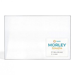 Vitre Morley 324X214 - Verre Rectangle pour poêle à bois