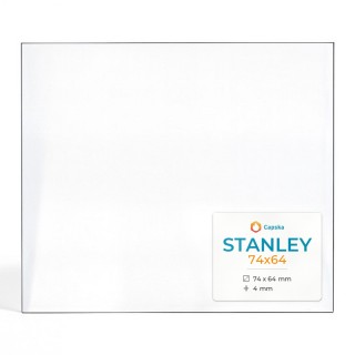 Stanley 74X64 Glass - Rectangular Panel for Wood Burning Stove