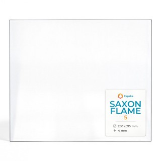 Vetro Saxon Flame 5 - Vetro Rettangolo per stufa a legna