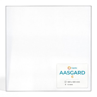 Aasgard 6 Glass - Rectangular Panel for Wood Burning Stove