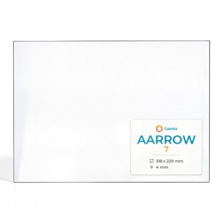 Vitre Aarrow 7 - Verre Rectangle pour poêle à bois