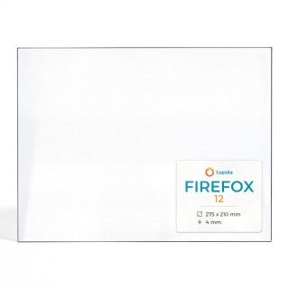 Vitre Firefox 12 - Verre Rectangle pour poêle à bois