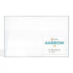 Vitre Aarrow 18 - Verre Rectangle pour poêle à bois