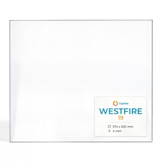Vetro Westfire 19 - Vetro Rettangolo per stufa a legna