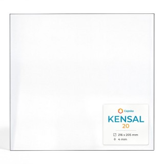 Vetro Kensal 20 per stufa a legna - Rettangolo, 216 x 205 x 4 mm