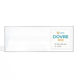 Dovre 1800 Glas - Rechteck Kaminglas für Kaminofen
