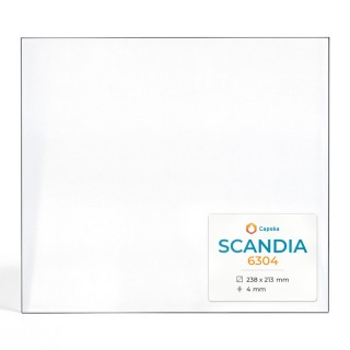 Scandia 6304 Glas - Rechteck Kaminglas für Kaminofen