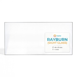 Rayburn (SIGHT GLASS) Glas - Rechteck Kaminglas für Kaminofen