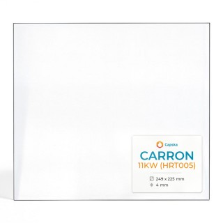 Carron 11KW (HRT005) Glas - Rechteck Kaminglas für Kaminofen