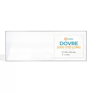 Dovre 2000 STD LONG Glass - Rectangular Fireplace Insert Panel
