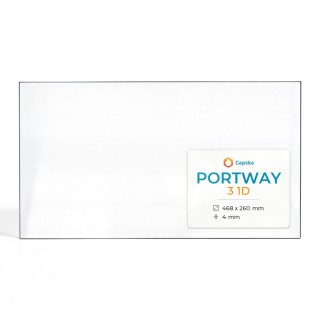 Vetro Portway 3 1D - Vetro Rettangolo per stufa a legna