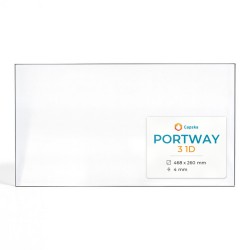Vetro Portway 3 1D - Vetro Rettangolo per stufa a legna