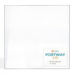 Vetro Portway 3 2D - Vetro Rettangolo per stufa a legna