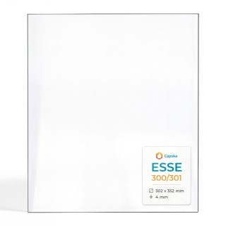 ESSE 300/301 Glass Panel for Wood Burning Stove - Rectangular Shape
