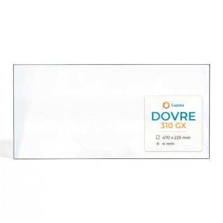 Dovre 310 GX Glas - Rechteck Kaminglas für Kaminofen