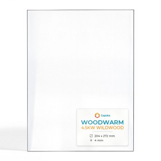 Woodwarm 4.5KW WILDWOOD Glass - Rectangular Panel for Wood Burning Stove
