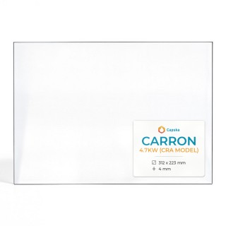 Vetro Carron 4.7KW (CRA MODEL) - Vetro Rettangolo per stufa a legna