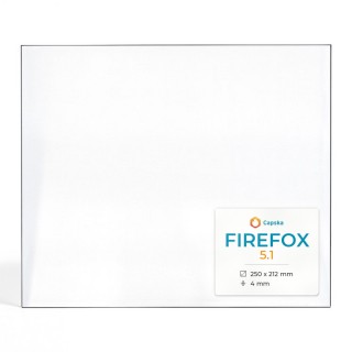 Vitre Firefox 5.1 - Verre Rectangle pour poêle à bois