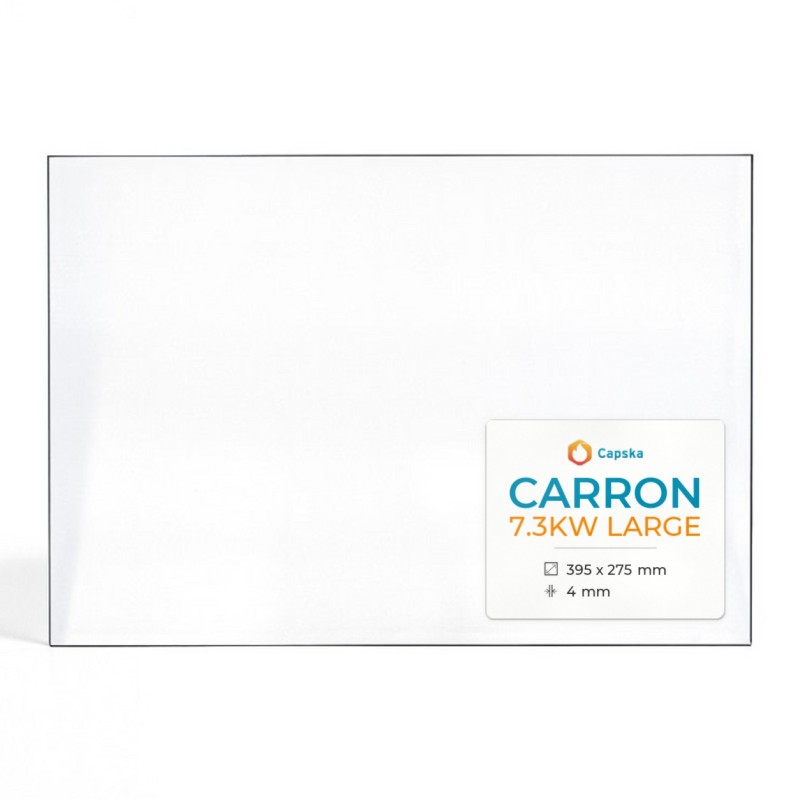 Carron 7.3KW Large Glass Panel for Wood Burning Stove