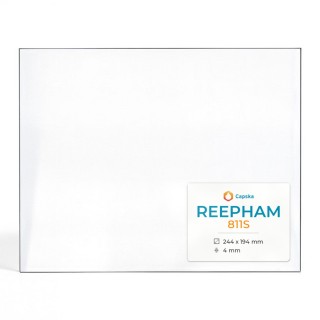 Reepham 811S Glas - Rechteck Kaminglas für Kaminofen