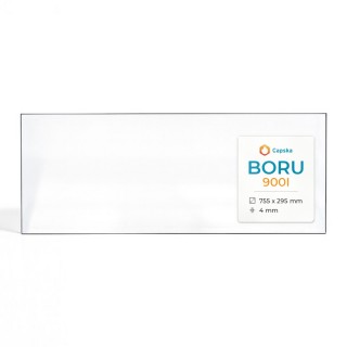 Boru 900I Glas - Rechteck Kaminglas für Kaminofen