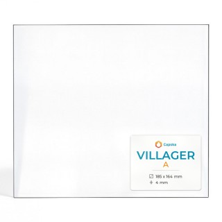 Villager A Glass - Rectangular Panel for Wood Burning Stove