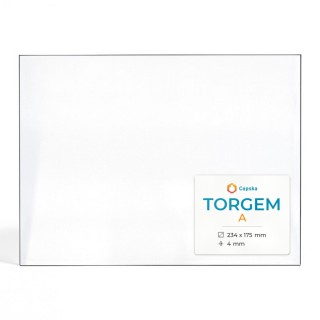 Vitre Torgem A - Verre Rectangle pour poêle à bois