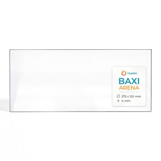 Baxi ARENA Glass - Rectangular Panel for Wood Burning Stove
