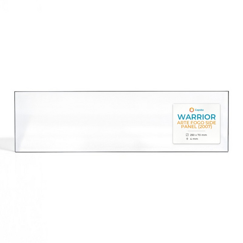 Warrior ARTE FOGO SIDE PANEL (2007) Glass - Rectangular Panel for Stove