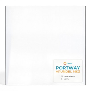 Portway ARUNDEL MK3 Glass Panel - Rectangular for Wood Burning Stove